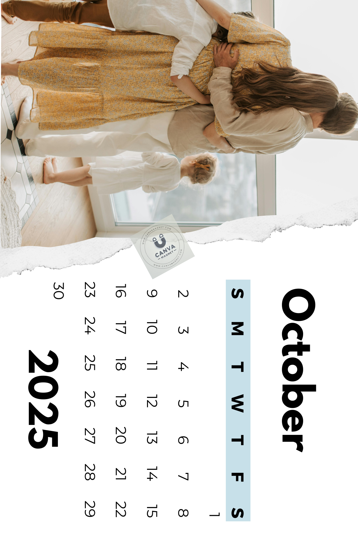 Custom Photo Calendar Magnets
