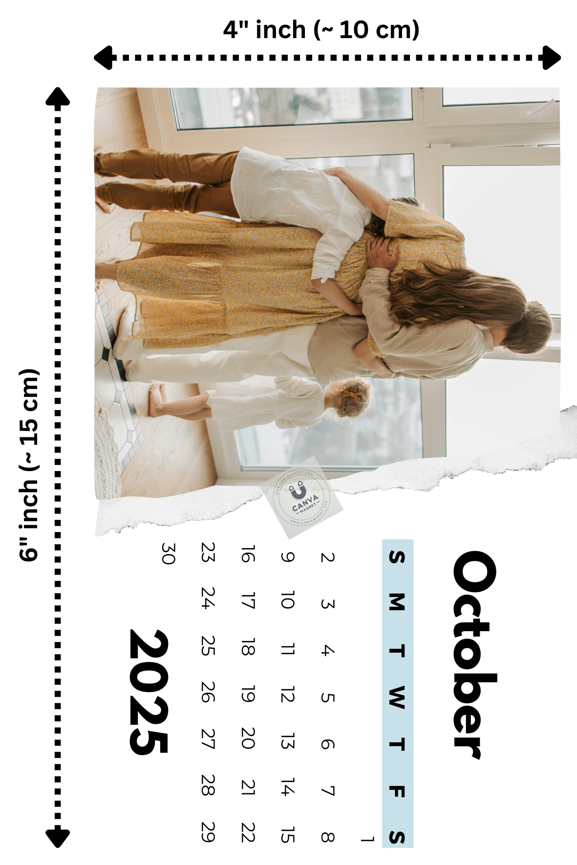 Custom Photo Calendar Magnets