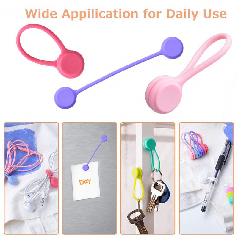 MagnetiTie™ - Snap-On Cable Organizer (Multiple Set Sizes - Free UAE Delivery)
