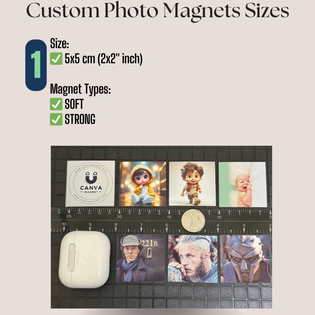 Personalized photo magnets Dubai – baby shower and wedding gift idea UAE