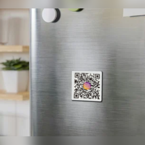 QR Code Photo Magnet 🧲📱
