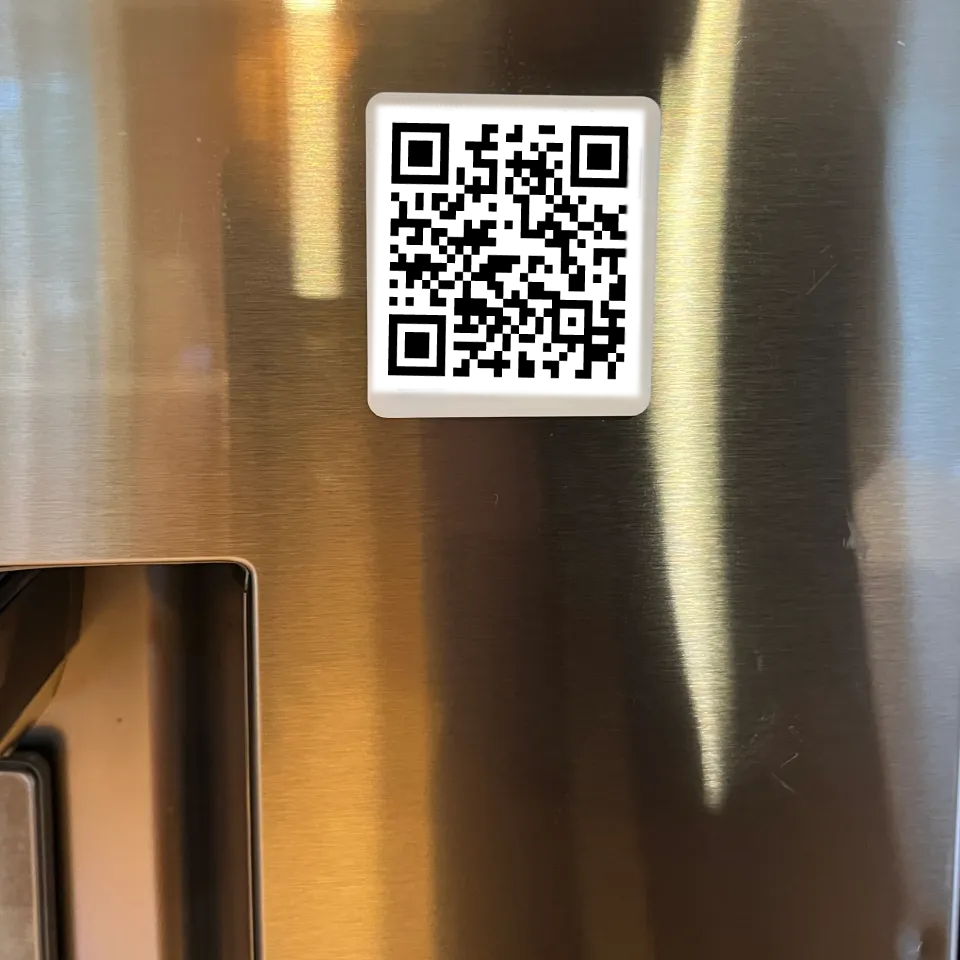 QR Code Photo Magnet 🧲📱