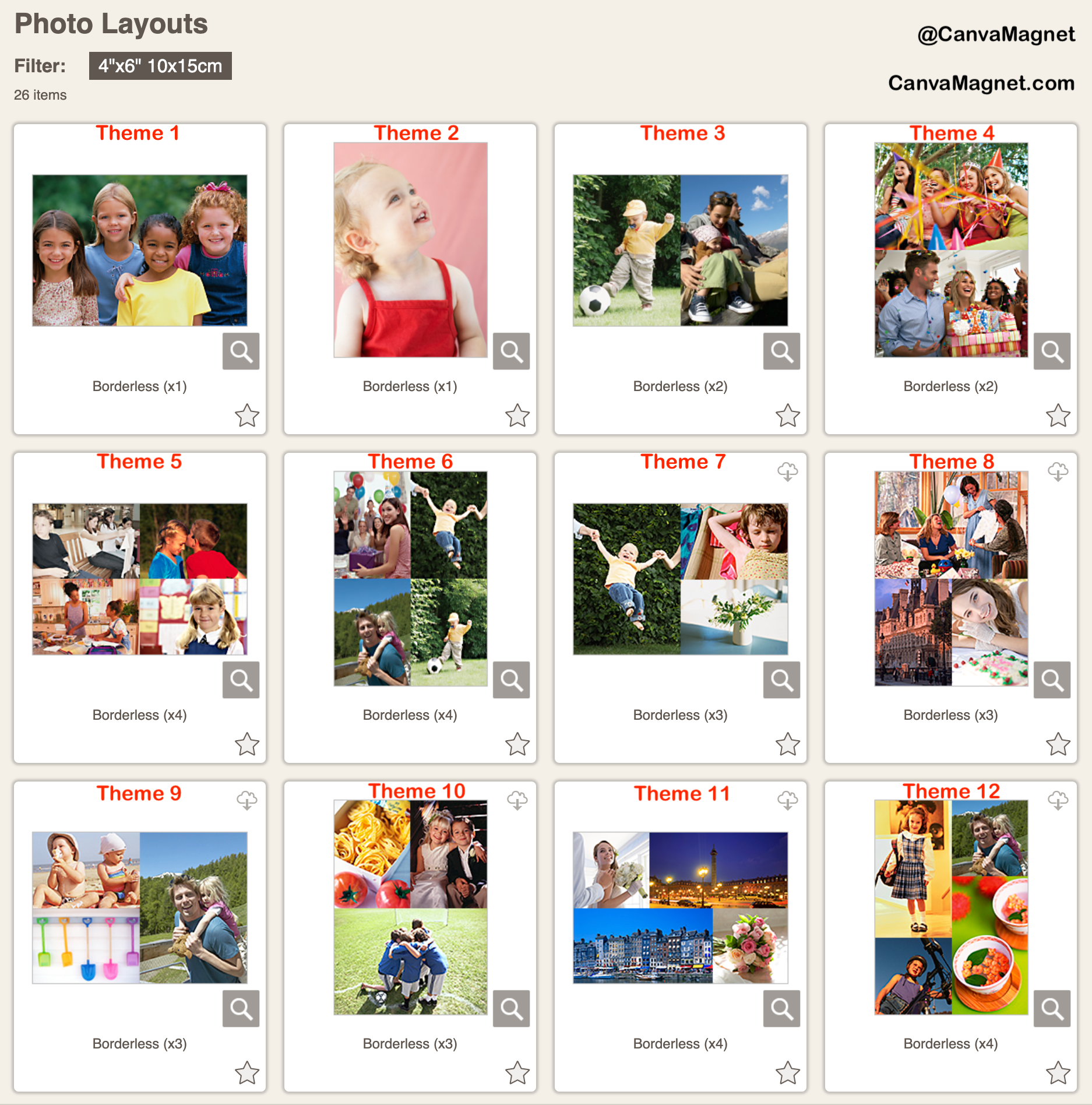 Vivid custom photo magnets perfect for UAE gifts.