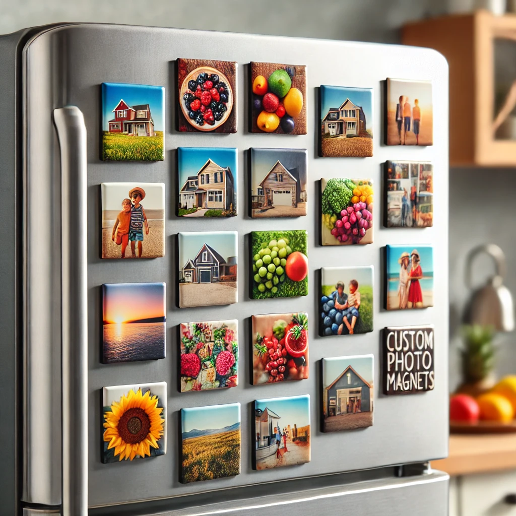 Dubai custom photo magnets showcasing family memories.